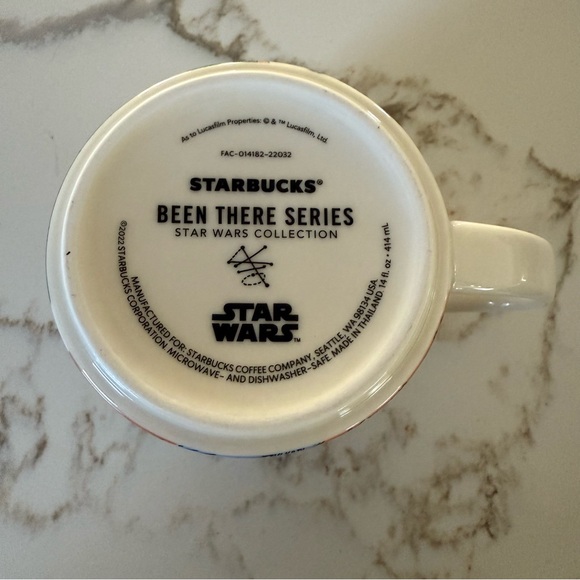 Star Wars / Disney Starbucks Naboo, Nevarro, Ahch-To "been there" 3-mug set - Picture 14 of 15